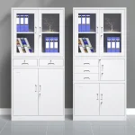 2-Door metallic office cabinet - Image 4