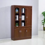 3-Door wooden executive office cabinet