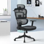 Comfortable Swivel Mesh Office Chair Ergonomic Height Adjustable Flexible Lumbar Support Chair