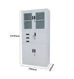2-Door office metallic safe cabinet - Image 3