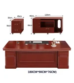 1.8M Executive Office Desk - Image 2