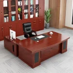 Office desk 180cm L-shaped design - Image 3