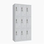 9-Locker steel office cabinet - Image 2