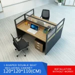 Two way modular office workstation