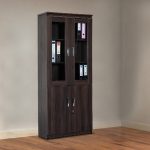 2-door wooden executive bookcase