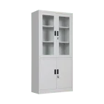 2 door metallic office cabinet - Image 2