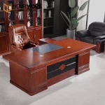 1600mm executive office table (Mahogany) - Image 2