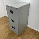 Three drawers steel office filling cabinet - Image 3