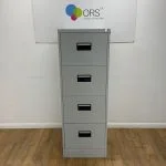 Light Grey Four Drawer Filing Cabinet U-FC-4D-GR-44 - Image 4
