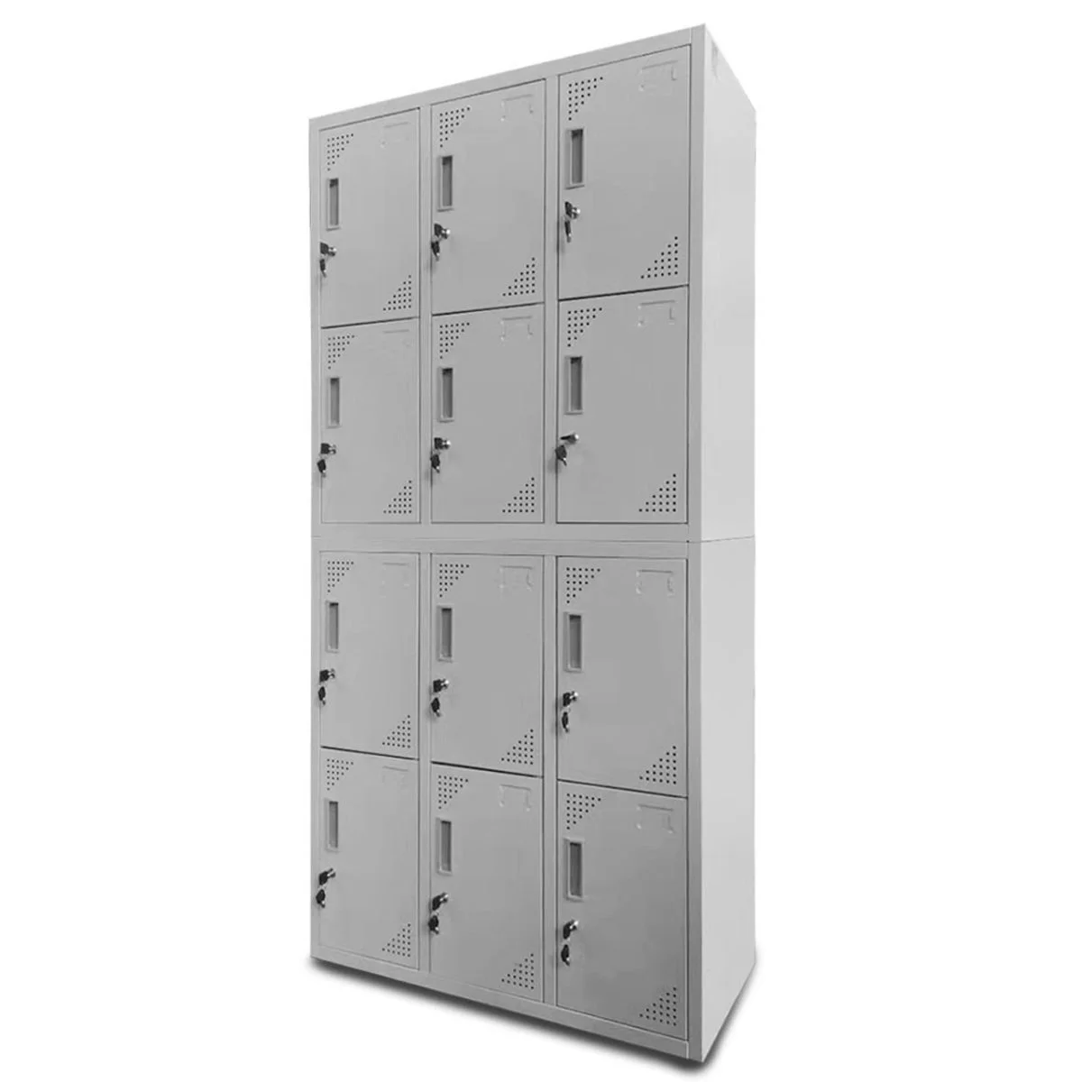 12-Locker steel office cabinet - Image 3