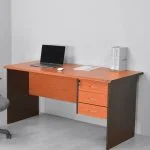 1.4 meters economic office desk (cherry)