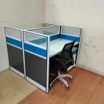 Two way modular office workstation
