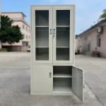 2 Door metallic office cabinet - Image 3