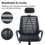 Highback Headrest office Chair - Image 3