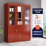 2-Door wooden office cabinet - Image 4