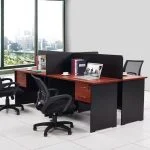 Four way modular office workstation - Image 2