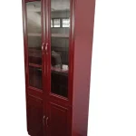 2-door wooden cabinet- with 2 door on the upper side and the other 02 doors on the lower side.