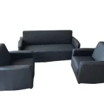 Black executive sofa| Pure high quality fabric| Both home & office use