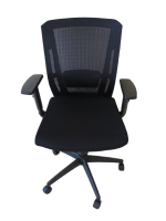 Low-back orthopedic office seat