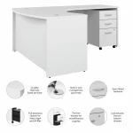1.4 meters customized office desk (variety of color) - Image 4