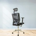 ComfyFlex Black Mesh High-Back Office Chair - Image 2
