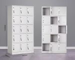 15-Lockers steel office storage cabinet