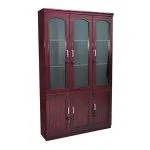 3-Door wooden office cabinet - Image 2