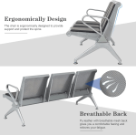3-Link Padded Office Bench - Image 4