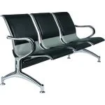 3 link padded waiting bench