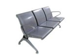 3-link heavy duty non-padded waiting bench - Image 2