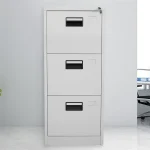Three drawers steel office cabinet