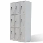9-Locker steel office cabinet - Image 4
