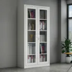 2-Door Full Glass Office Cabinet - Image 4