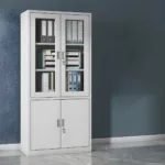 2-door metallic office cabinet - Image 3