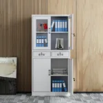 2-Door Metallic Office Cabinet - Image 4