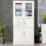 2-Door Metallic Office Safe Cabinet - Image 2
