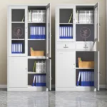 2-Door Metallic Office Cabinet - Image 3