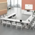 Double Pedestal Foldable Table - Image 3