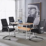Upholstered Office Desk Chair - Image 3