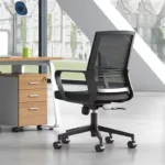 Ergonomic Upholstered Office Chair - Image 2