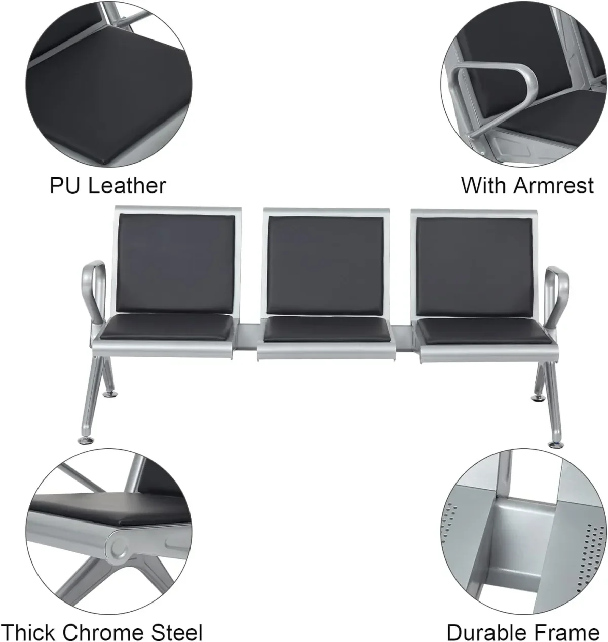 3-Link Heavy Duty Padded Bench - Image 2