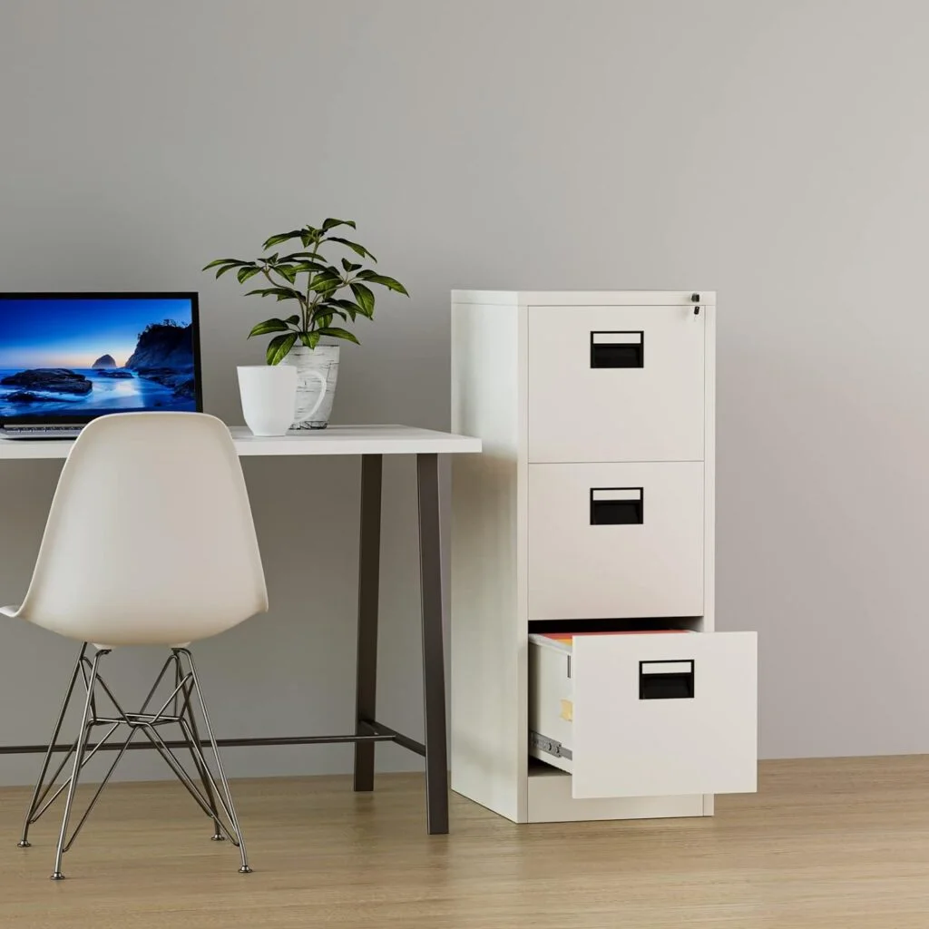 3-Drawers metallic office cabinet