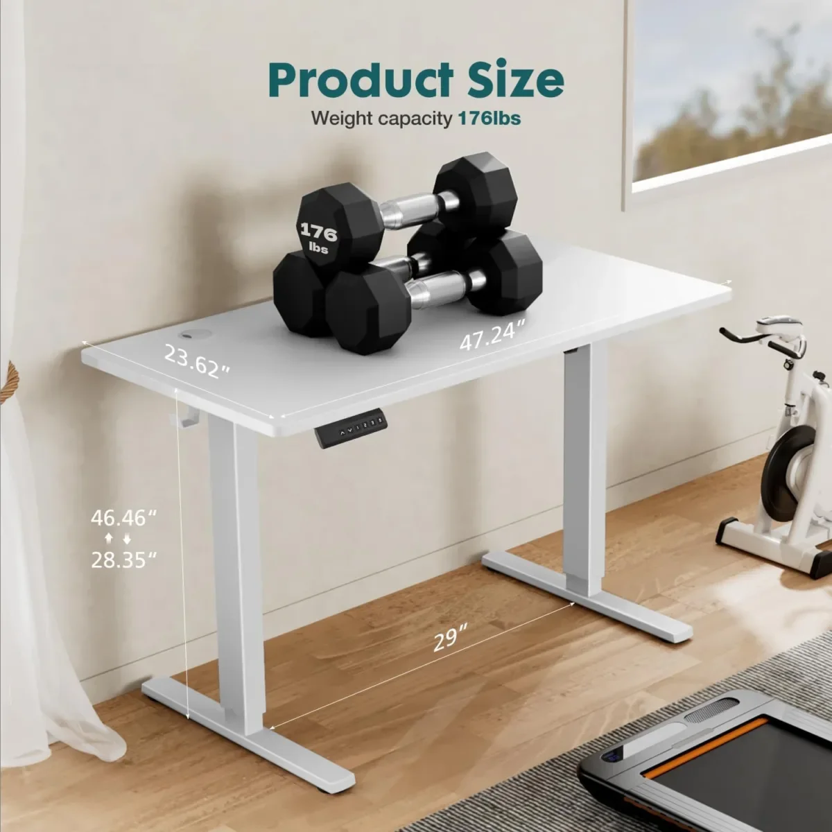 Height-Adjustable Electric Desk - Image 4