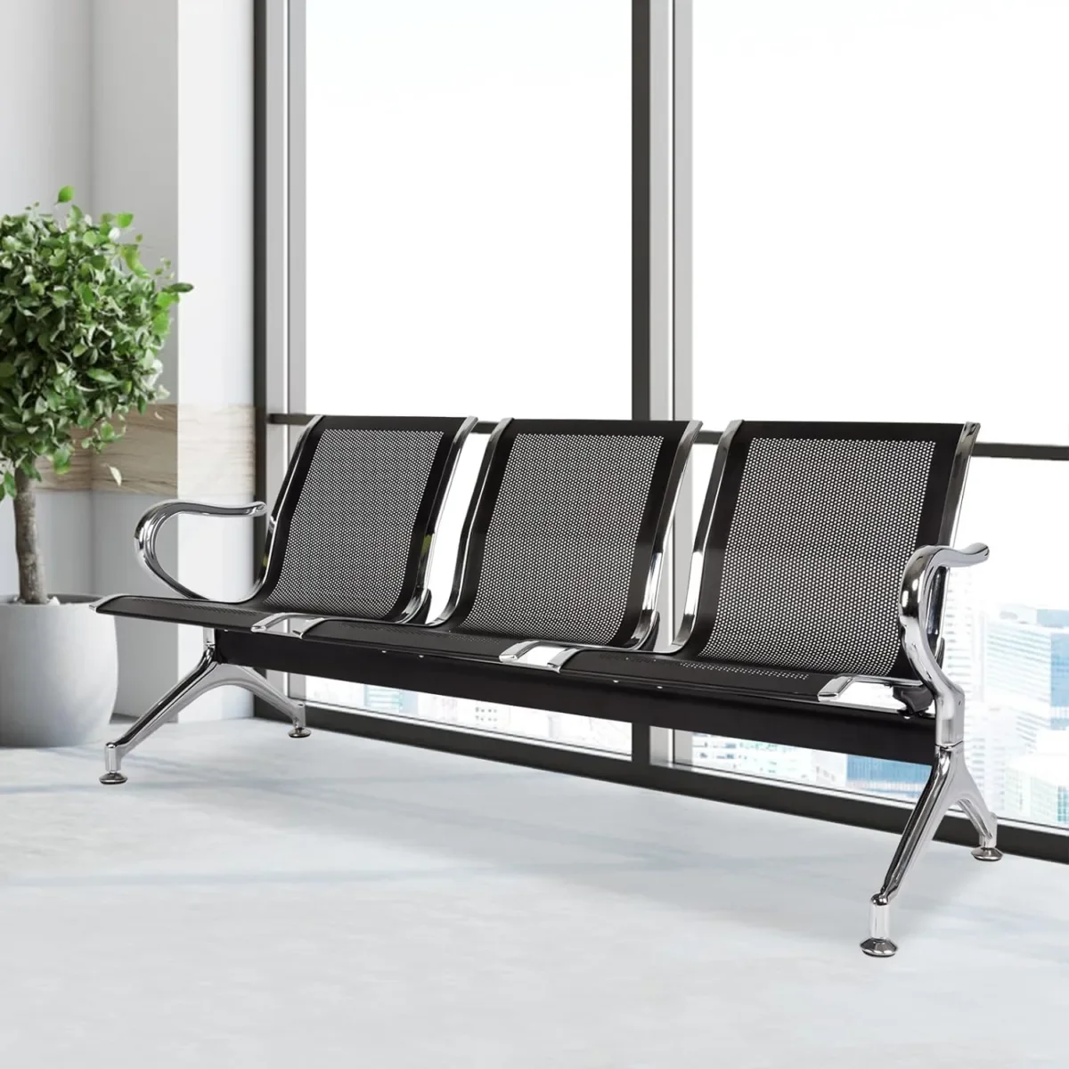 Airport Office Reception Bench - Image 2