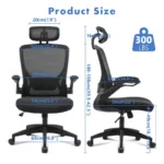 High-back orthopedic office seat - Image 3