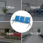 3-Seater Reception Waiting Bench - Image 2