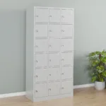 15-Locker steel office cabinet - Image 3