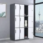 9-Locker Steel Office Cabinet - Image 2
