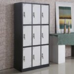 9-Locker metallic office cabinet - Image 4