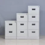 3-Drawer Steel File Cabinet - Image 4